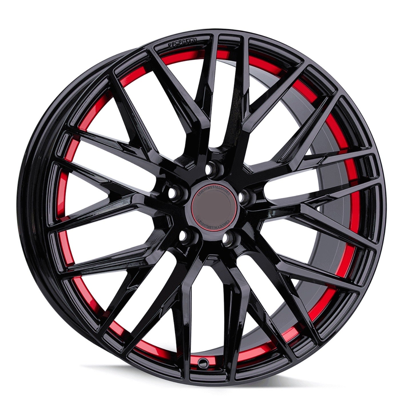 CERCHI PER MERCEDES BLACK/RED 18"