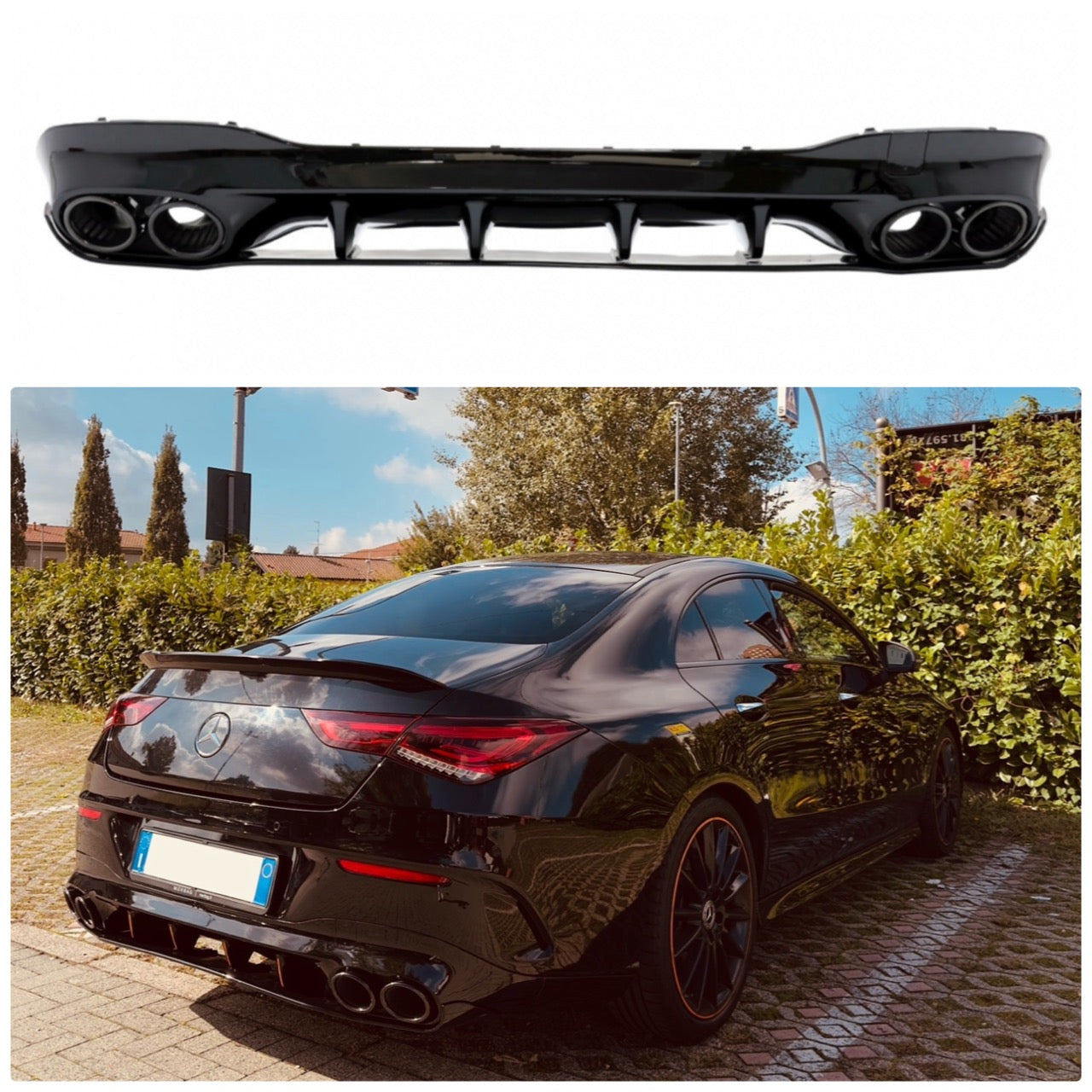 DIFFUSORE MERCEDES CLA X118 / C118 2019-2025 AMG