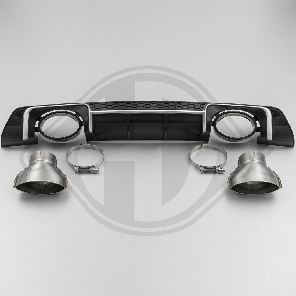 DIFFUSORE SOTTO PARAURTI TT 8S 2014-2018 TIPO RS X BASE