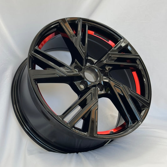 CERCHI RS5 BLACK/RED 18" ET30