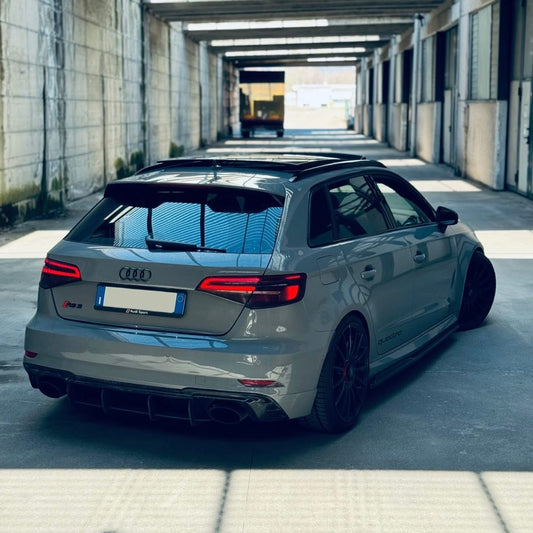LAME DIFFUSORE POSTERIORE AUDI RS3 8V 2016-2020