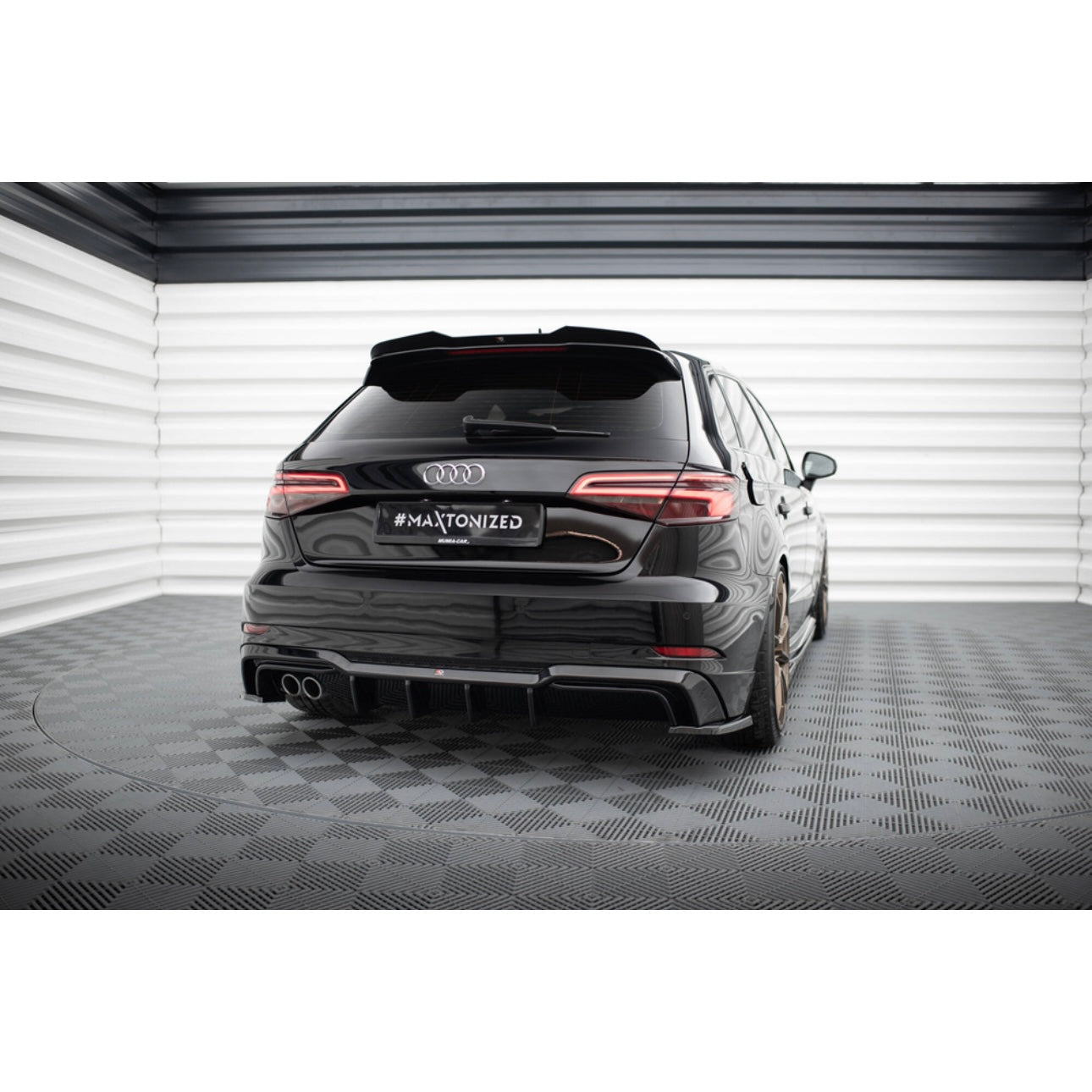 DIFFUSORE POSTERIORE AUDI A3 8V S-LINE 2017-2020