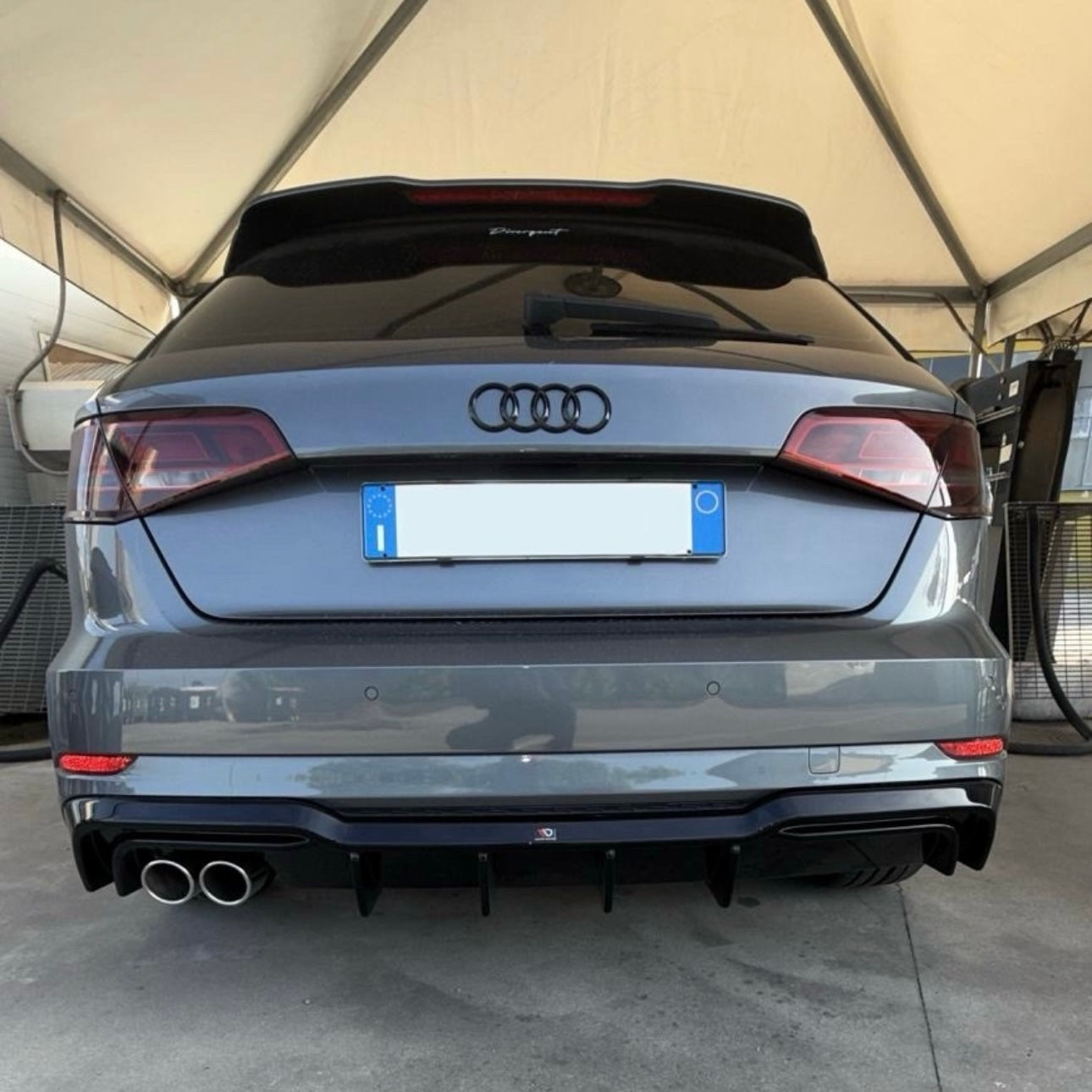 DIFFUSORE POSTERIORE AUDI A3 8V S-LINE 2017-2020