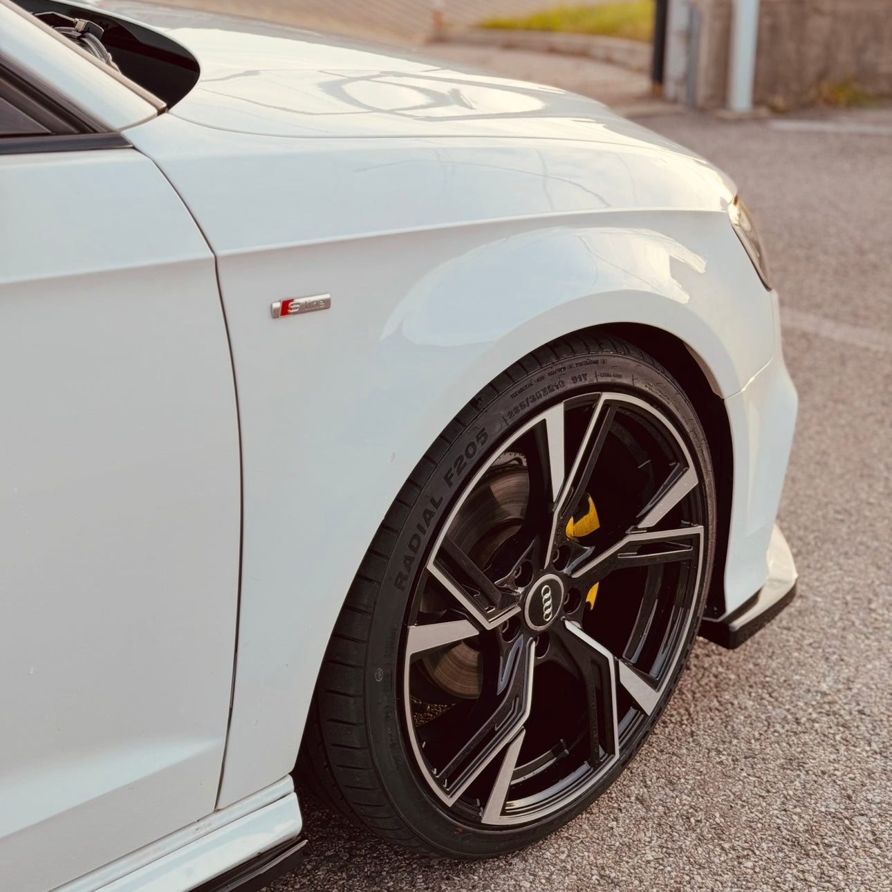 CERCHI GOLF RS6 18" NERI / DIAMANTATI