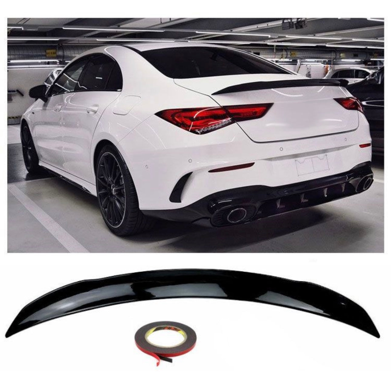 SPOILER BAULE MERCEDES CLA C118 2019-2025 AMG