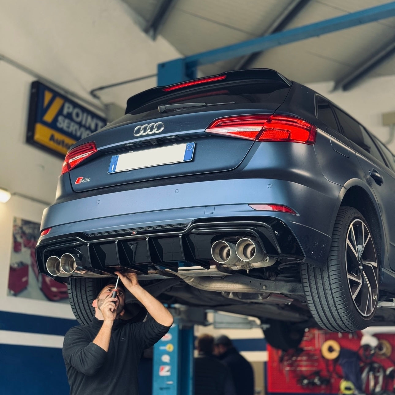 DIFFUSORE POSTERIORE AUDI S3 8V 2017-2020