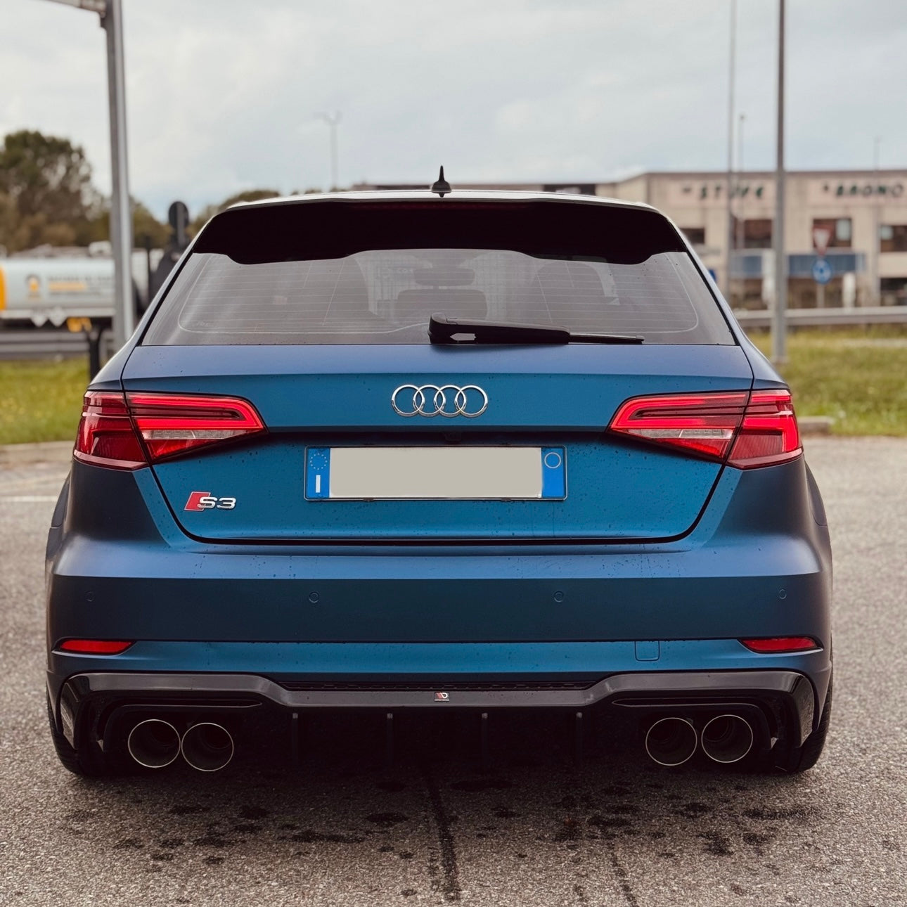 DIFFUSORE POSTERIORE AUDI S3 8V 2017-2020