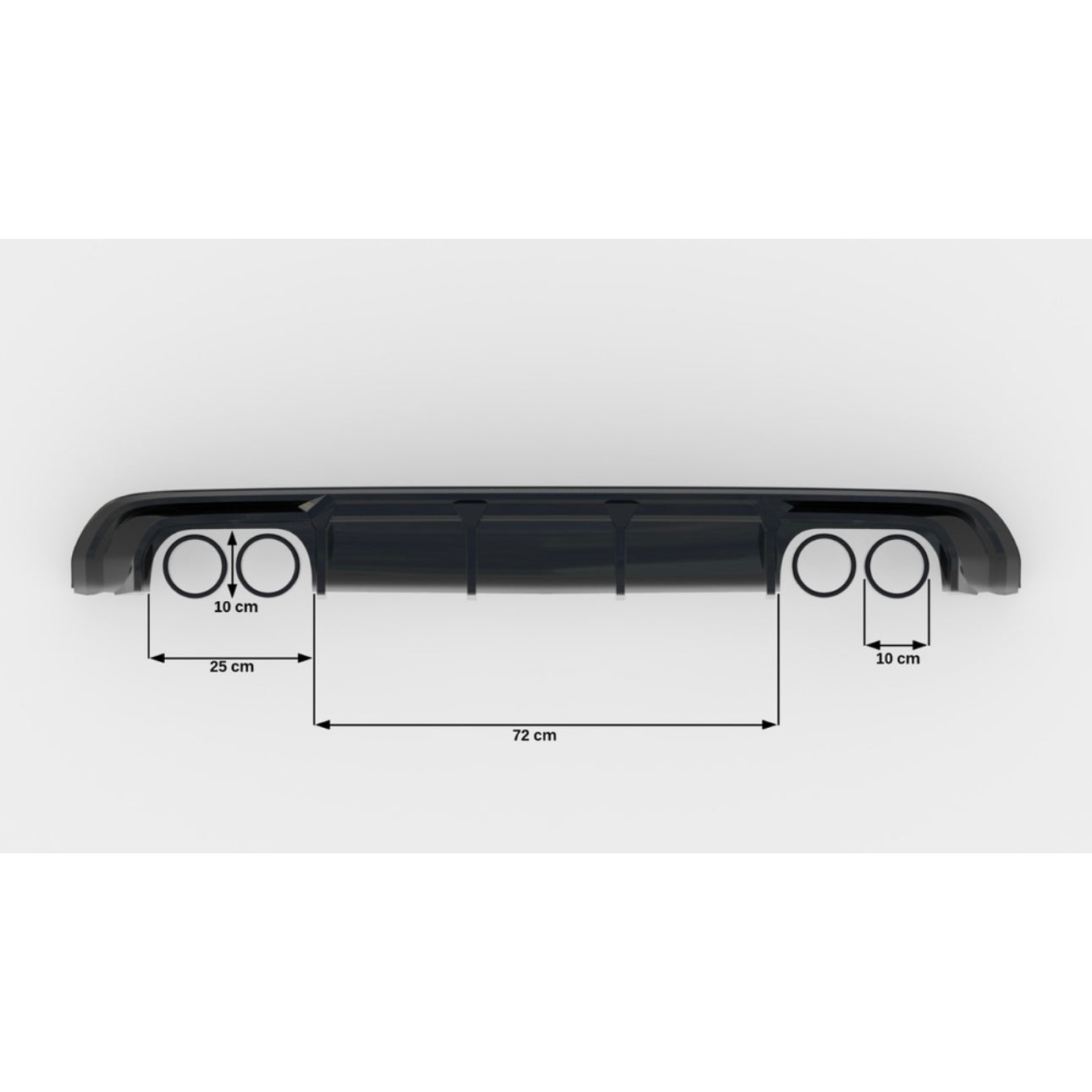 DIFFUSORE POSTERIORE AUDI S3 8V 2012-2016