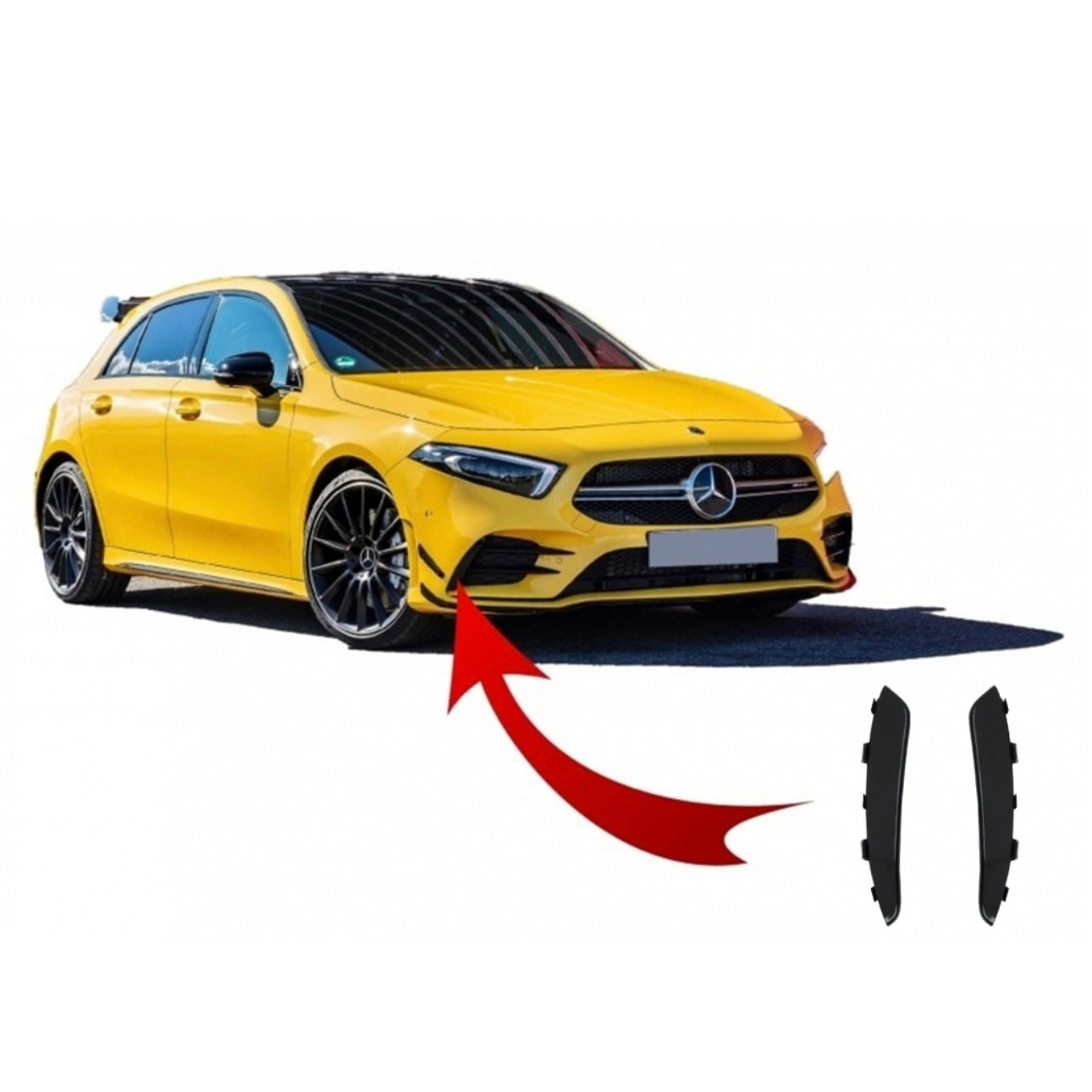 FLAPS PARAURTI ANTERIORE CLASSE A 2018-2023 AMG