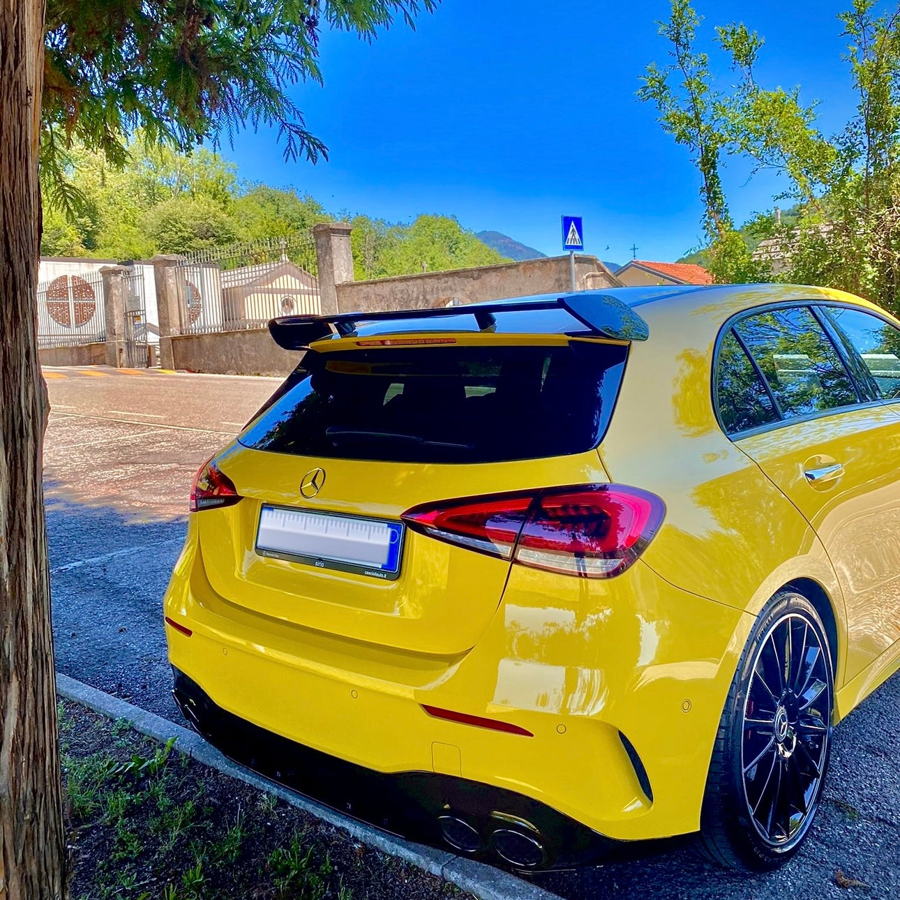 SPOILER TETTO CLASSE A 2018-2025 A45 LOOK