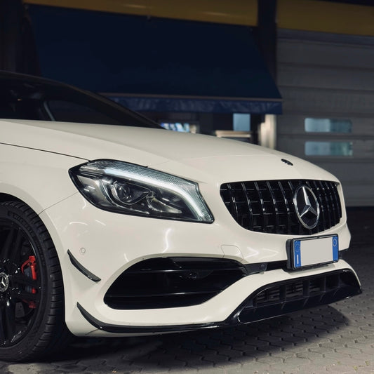 KIT SPLITTER PARAURTI ANTERIORE CLASSE A 2015-2018 AMG