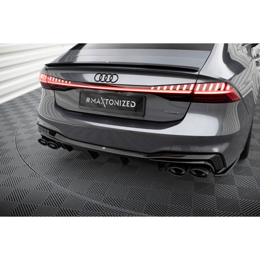 DIFFUSORE POSTERIORE AUDI A7 / S7 C8 2018-2025 CON TERMINALI