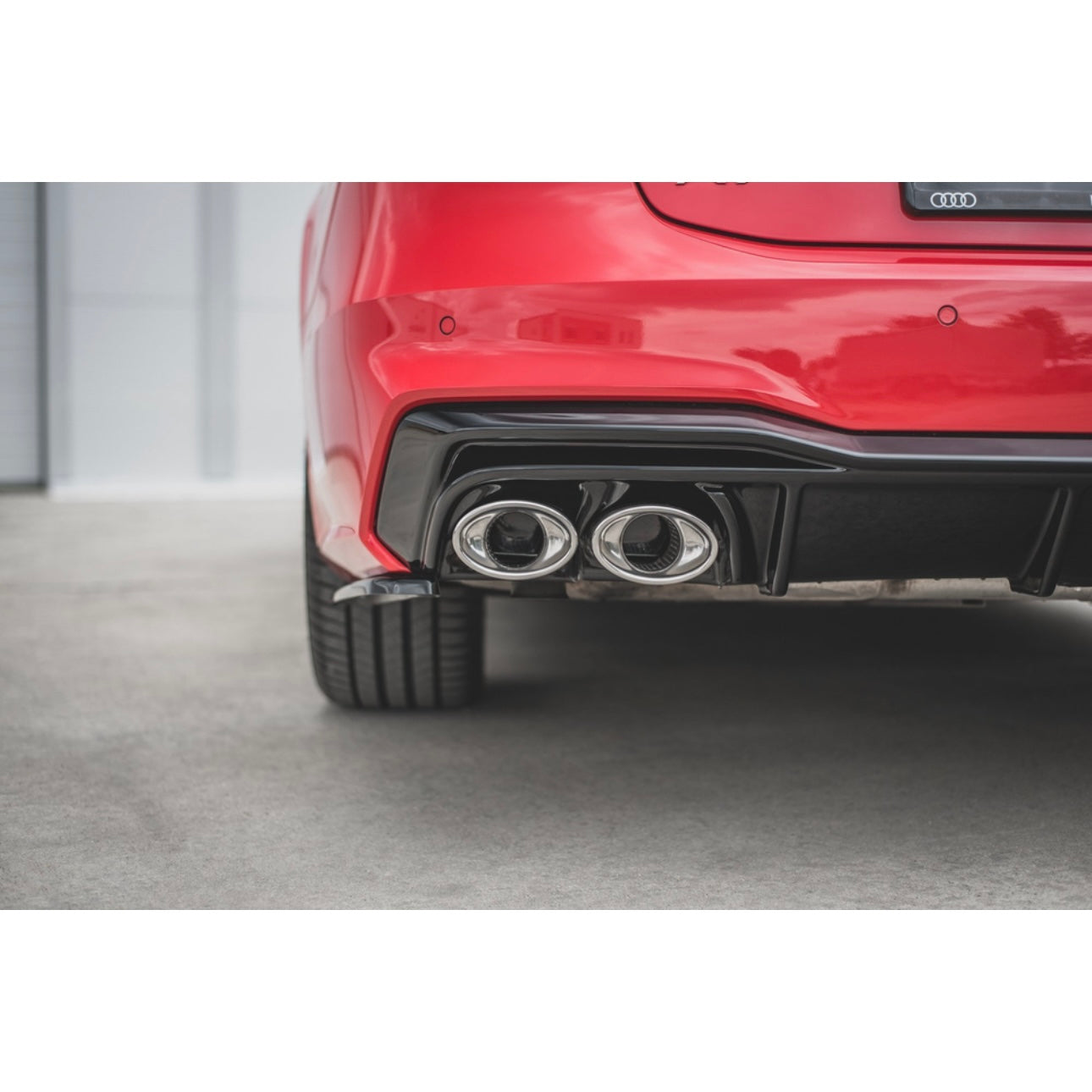 DIFFUSORE POSTERIORE AUDI A7 / S7 C8 2018-2025 CON TERMINALI
