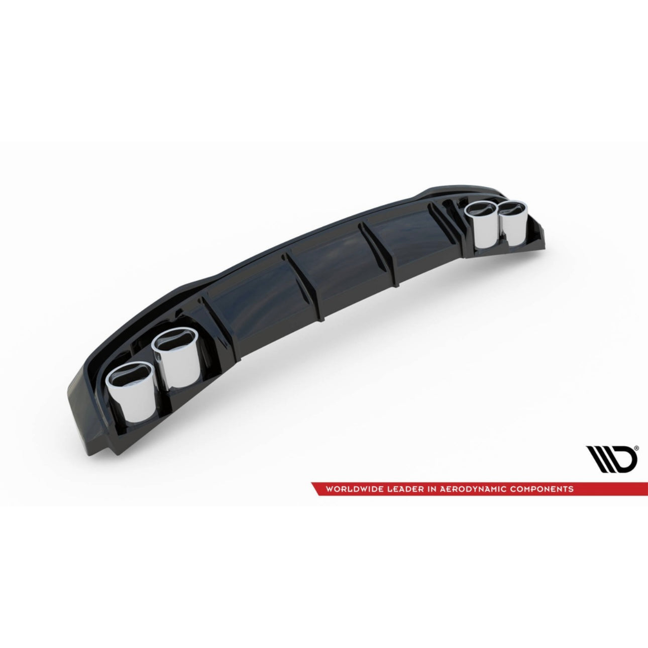 DIFFUSORE POSTERIORE AUDI A7 / S7 C8 2018-2025 CON TERMINALI