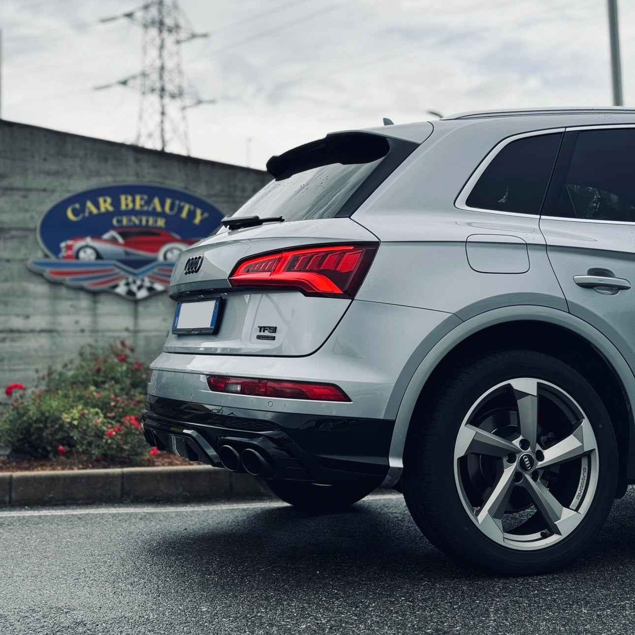 DIFFUSORE POSTERIORE SQ5 LOOK AUDI Q5 / SQ5 FY 2017-2020