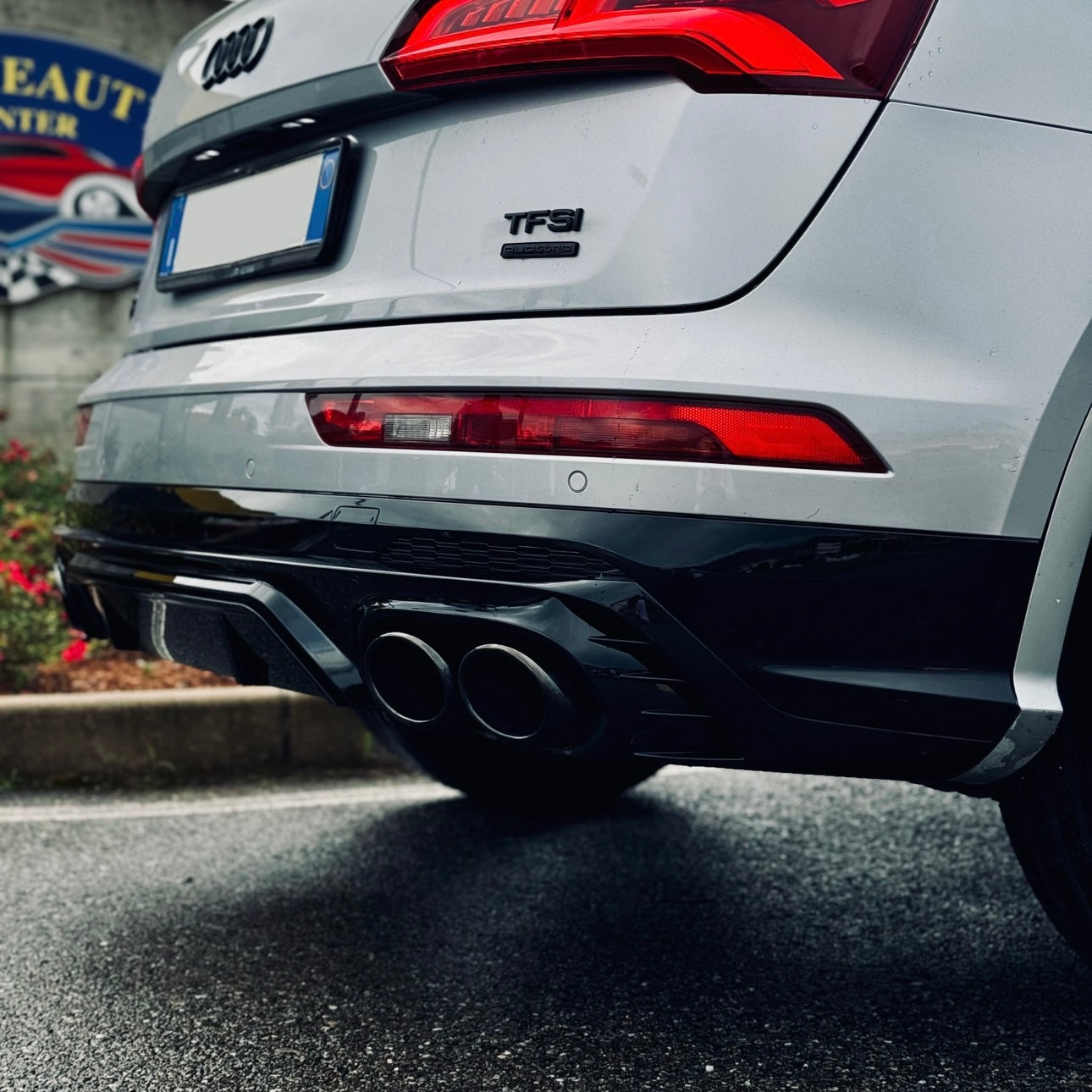 DIFFUSORE POSTERIORE SQ5 LOOK AUDI Q5 / SQ5 FY 2017-2020