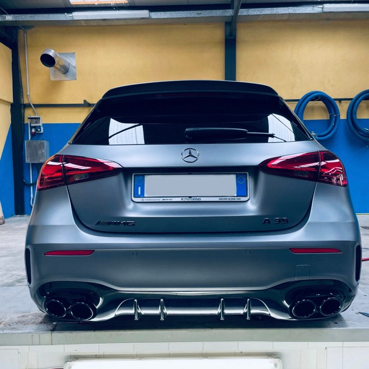 PROLUNGA SPOILER CLASSE A W177 2018-2025 LOOK A35S