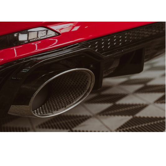 TERMINALI DI SCARICO OVALI CROMATI