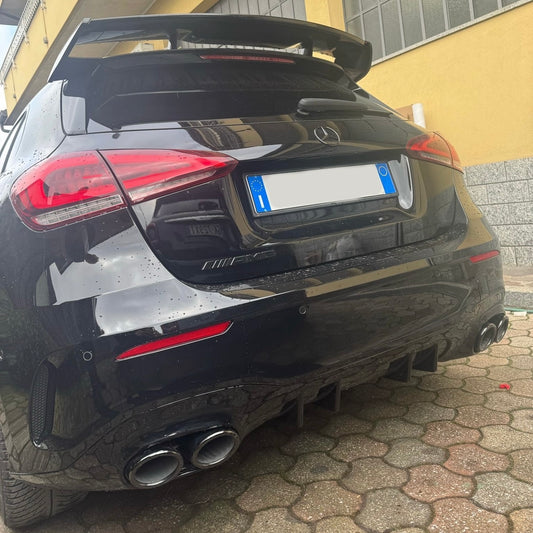 PARAURTI POSTERIORE CLASSE A W177 2018-2025 AMG A45 LOOK