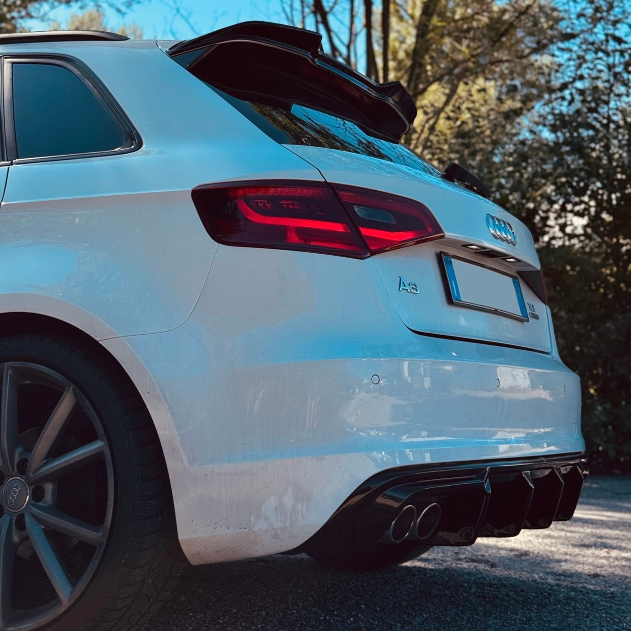 DIFFUSORE POSTERIORE AUDI A3 8V 2012-2016 S-LINE