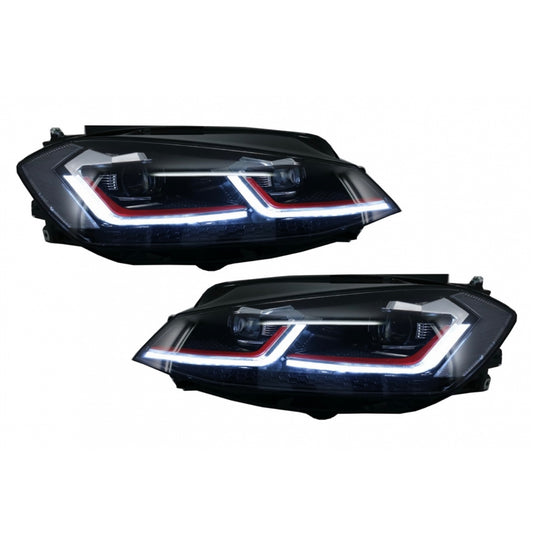 FANALI ANTERIORI GOLF MK7 2017-2019 LOOK GTI