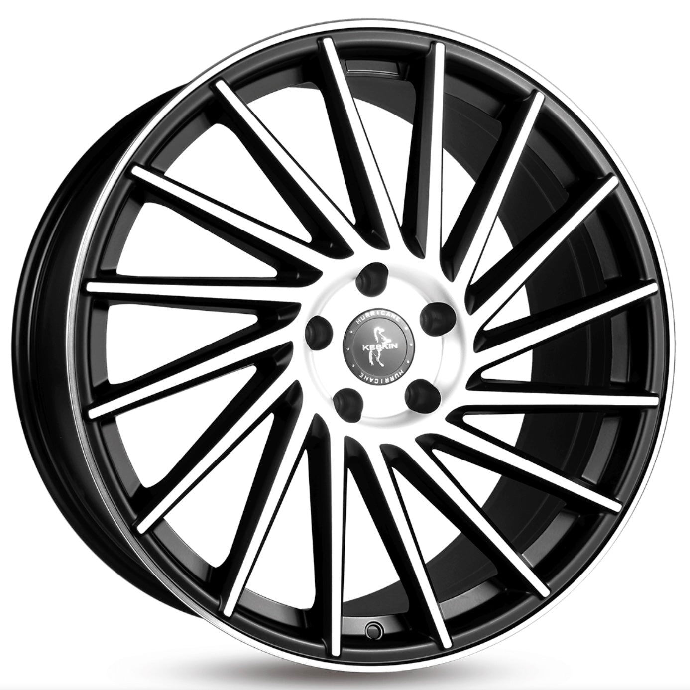 CERCHI KT17 22" NERI / DIAMANTATI
