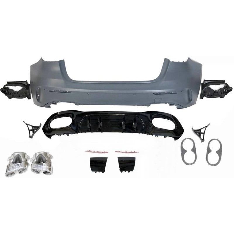 PARAURTI POSTERIORE CLASSE A W177 2018-2025 AMG A45 LOOK