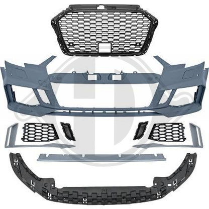 PARAURTI A3 8V 2017-2019 TIPO RS3 X SEDAN/CABRIO CON ACC.