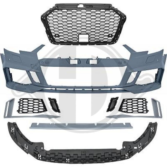 PARAURTI A3 8V 2017-2019 TIPO RS3 X SEDAN/CABRIO CON ACC.