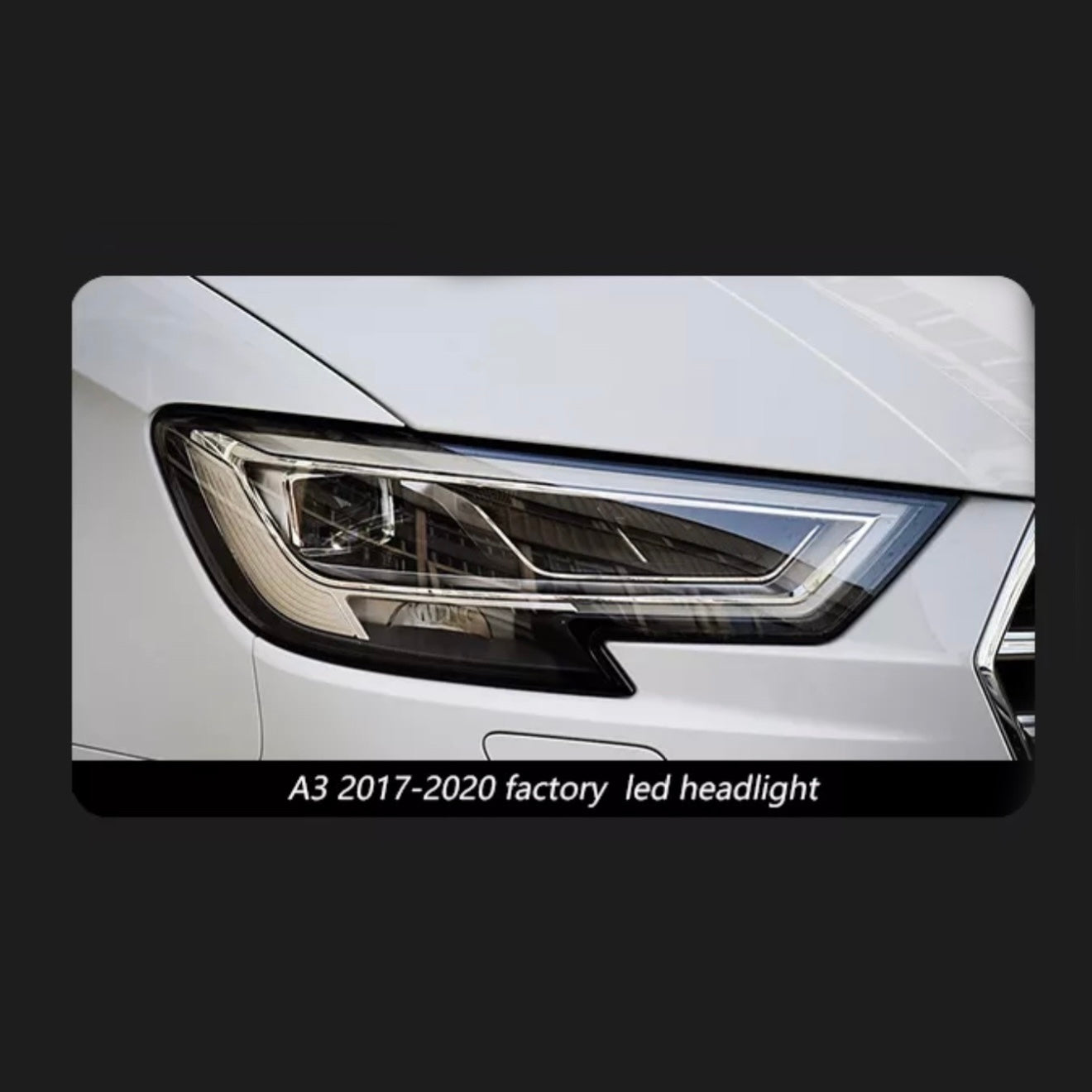 FANALI ANTERIORI LED AUDI A3 8V 2017-2019 LOOK 8Y