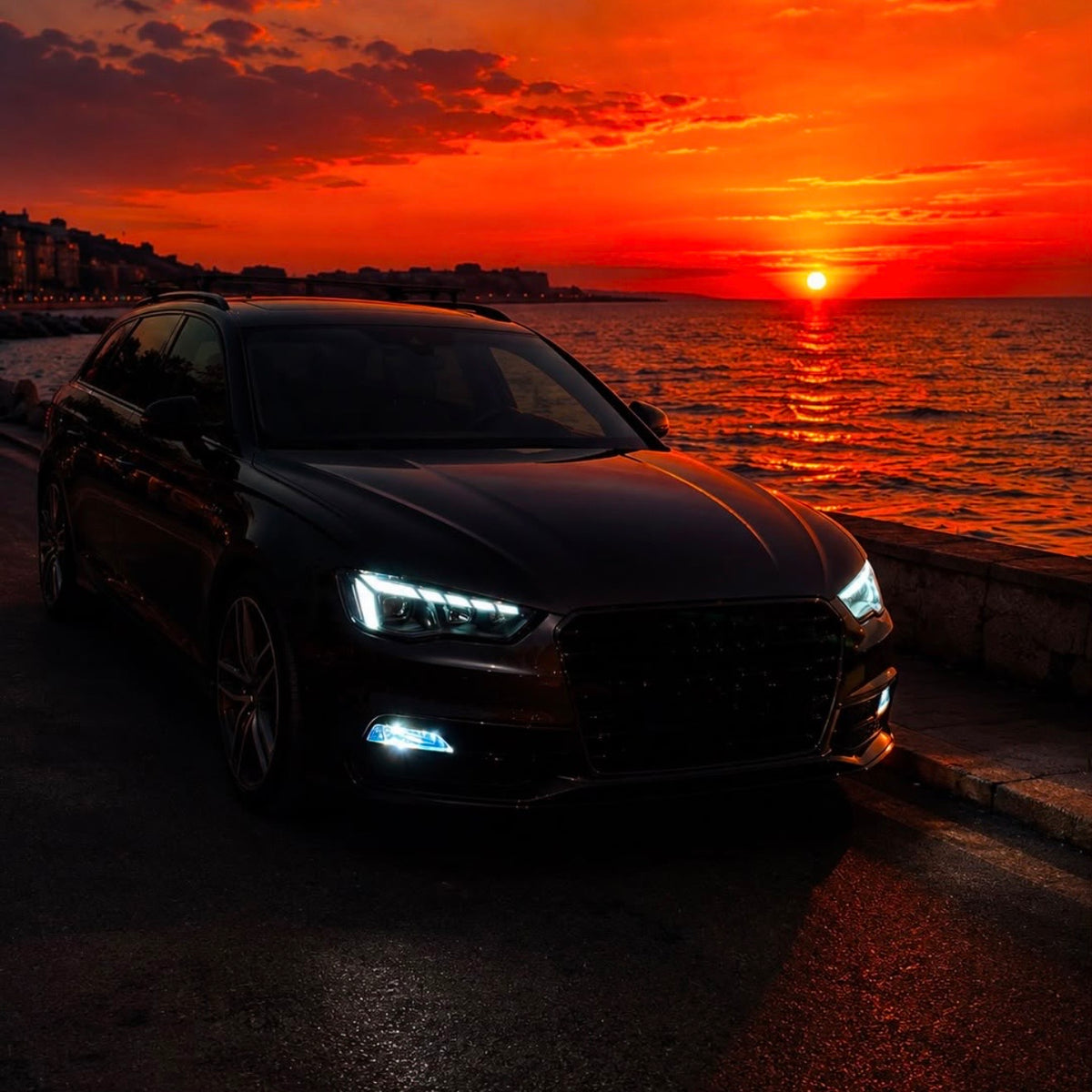 FANALI ANTERIORI AUDI A3 8V 2012-2016 LOOK TUNING