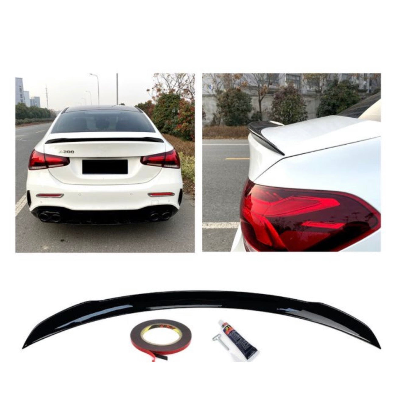 PROLUNGA SPOILER CLASSE A V177 SEDAN 2018-2025