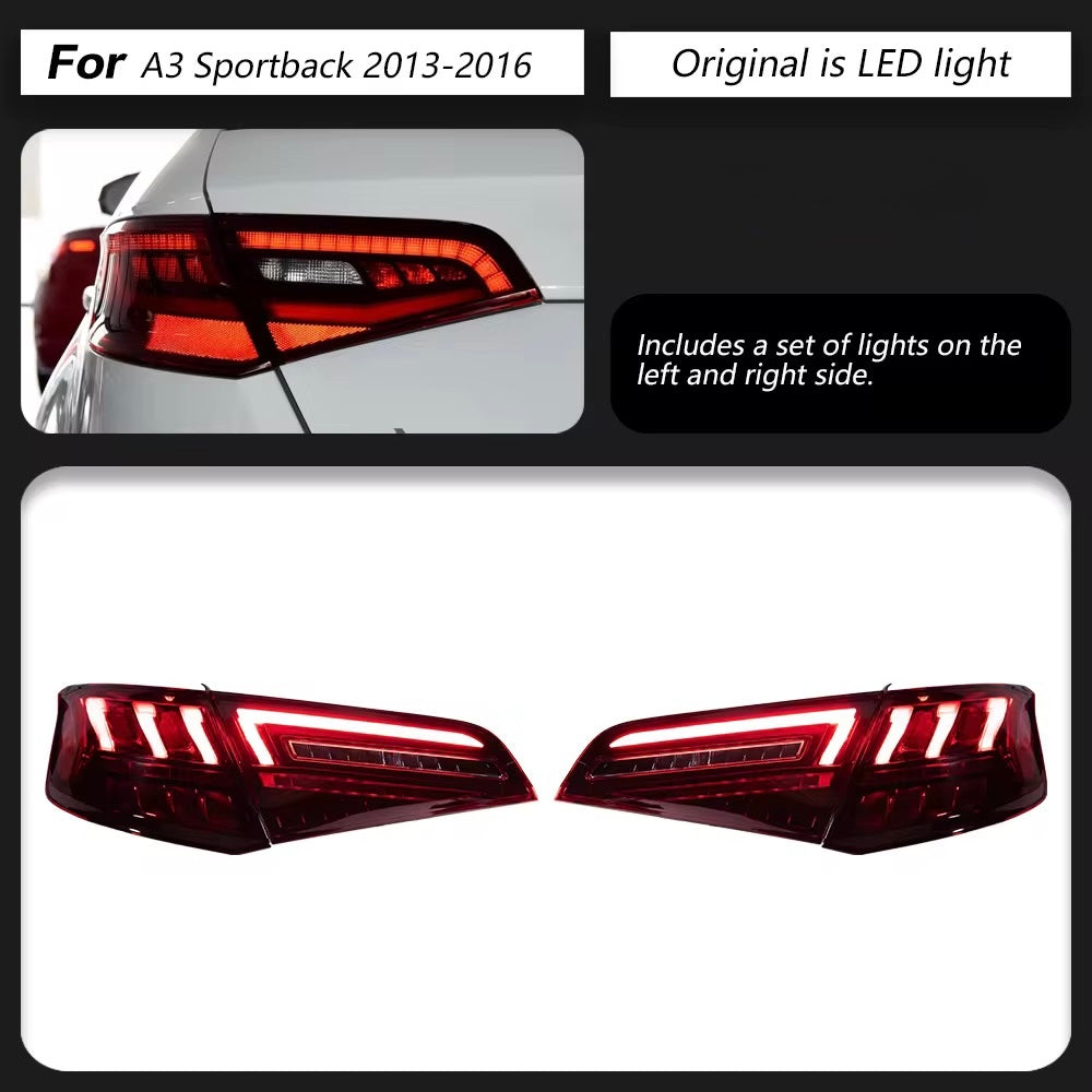 FANALI A LED POSTERIORI A3 8V 2012-2019 SPORTBACK