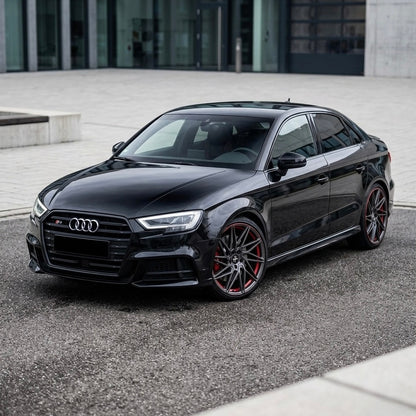 CERCHI KT20 19" BLACK/RED ET45 AUDI