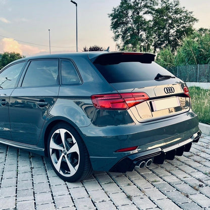 DIFFUSORE POSTERIORE AUDI A3 8V S-LINE 2017-2020