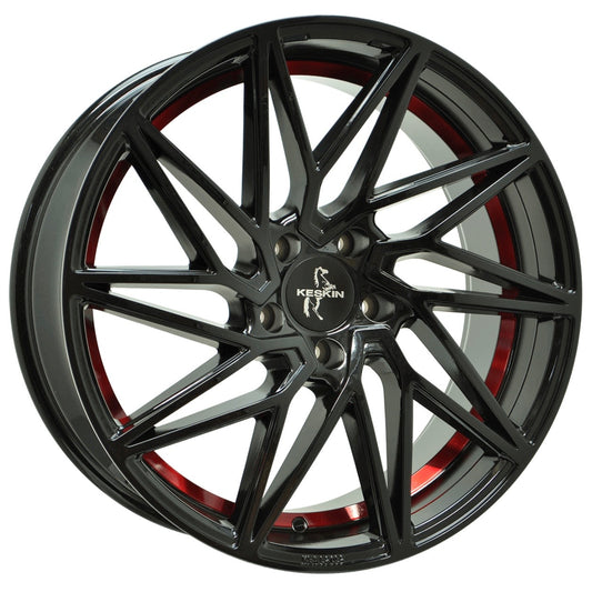 CERCHI KT20 BLACK/RED 19" ET45 MERCEDES