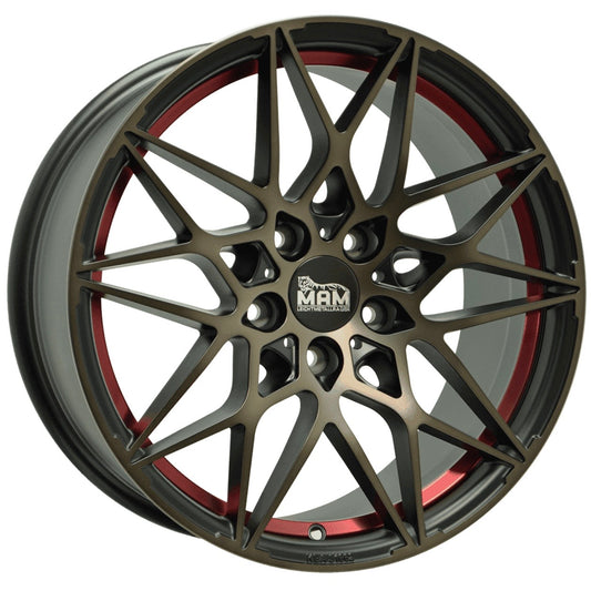 CERCHI B2 BRONZO/RED 18" ET30 AUDI