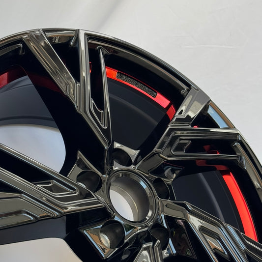 CERCHI RS5 BLACK/RED 18" ET45