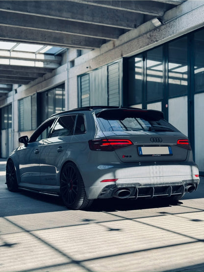 LAME DIFFUSORE POSTERIORE AUDI RS3 8V 2016-2020