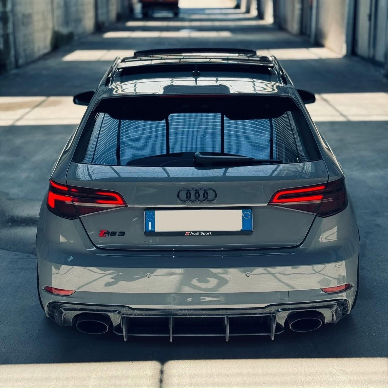 LAME DIFFUSORE POSTERIORE AUDI RS3 8V 2016-2020
