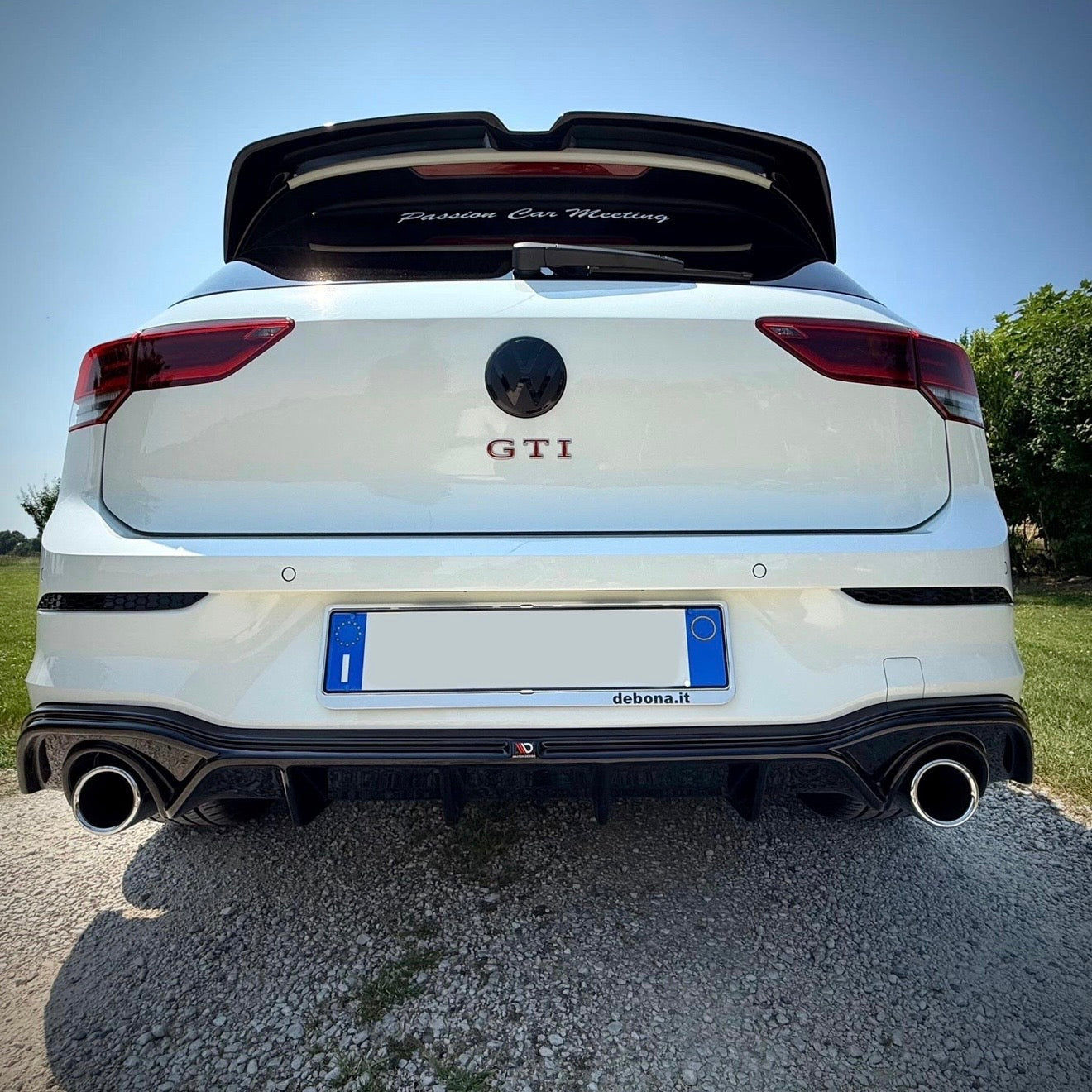 DIFFUSORE POSTERIORE VW GOLF MK8 GTI 2020-2026 V.2