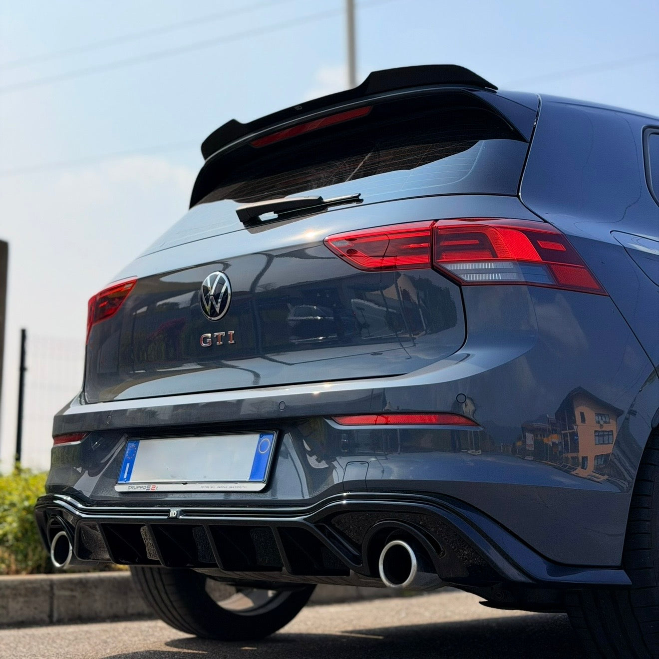 DIFFUSORE POSTERIORE VW GOLF MK8 GTI 2020-2026 V.2