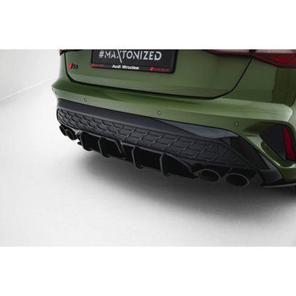 SPLITTER DIFFUSORE POSTERIORE AUDI S3 8Y 2024-2025 FACELIFT