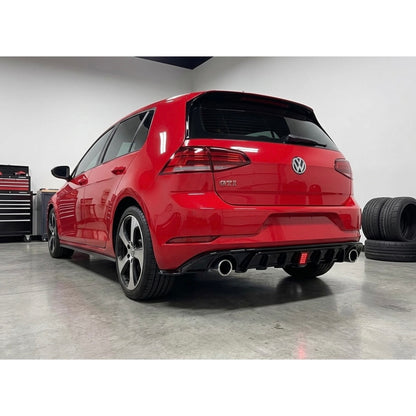 DIFFUSORE POSTERIORE + LED VW GOLF MK7.5 GTI 2017-2019