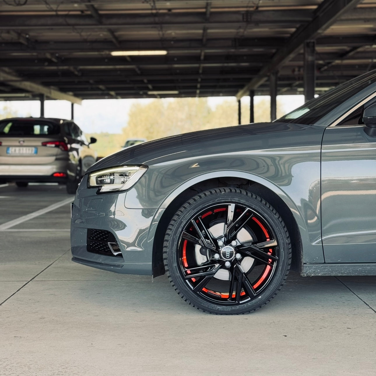 CERCHI RS5 BLACK/RED 17" ET30