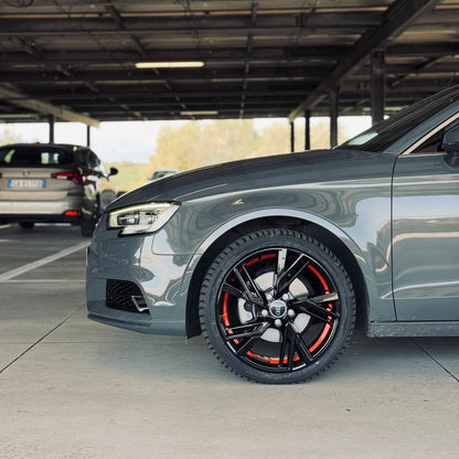 CERCHI RS5 BLACK/RED 17" ET30