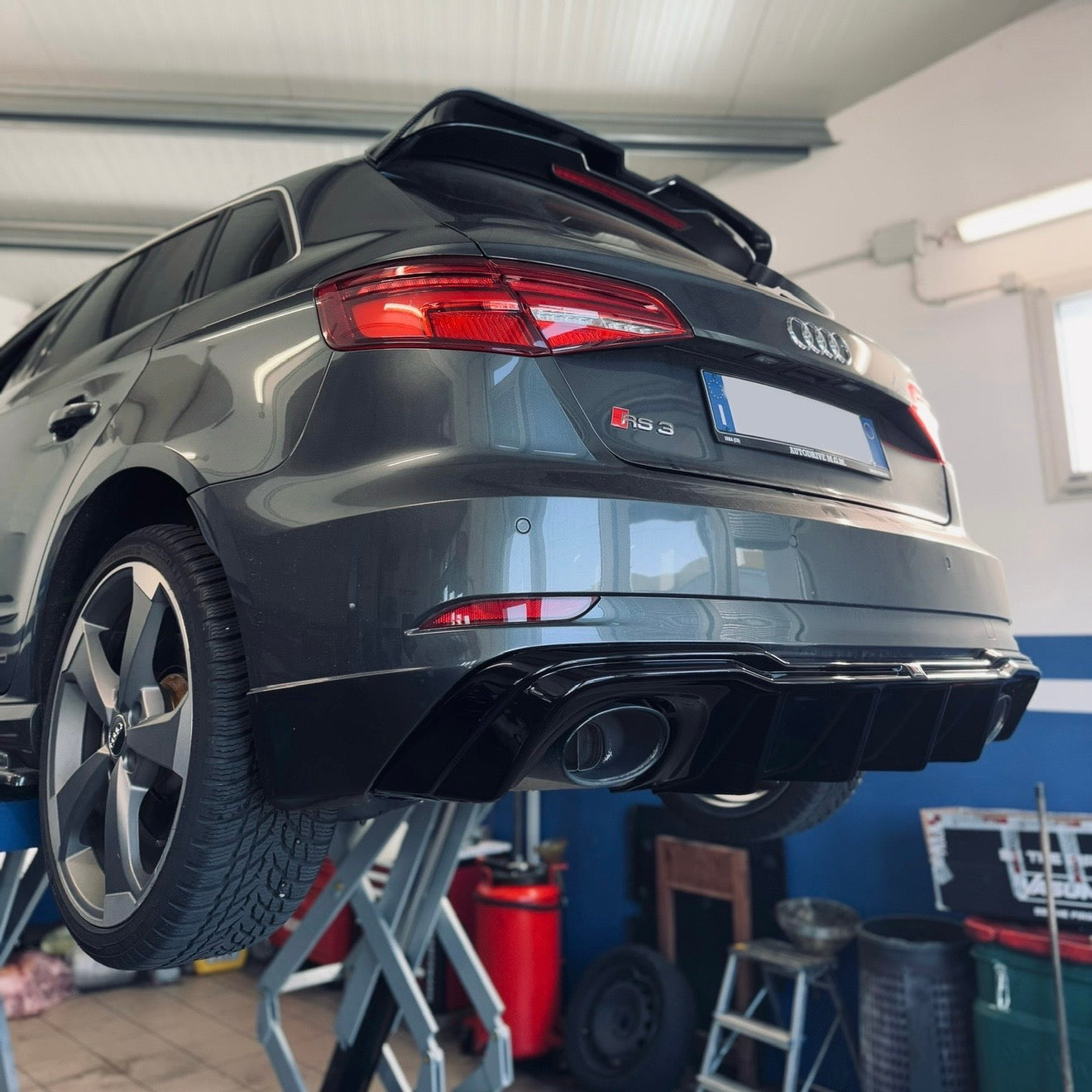 DIFFUSORE POSTERIORE AUDI RS3 8V 2017-2020