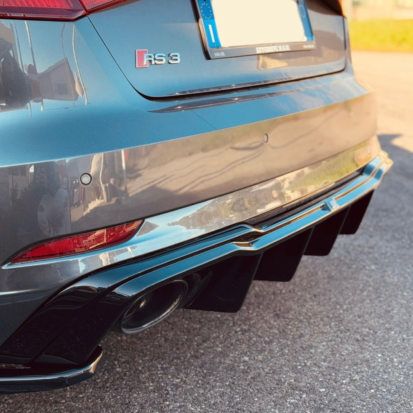 DIFFUSORE POSTERIORE AUDI RS3 8V 2017-2020