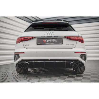 DIFFUSORE POSTERIORE AUDI A3 8Y 2020-2024 SPORTBACK  CON TERMINALI