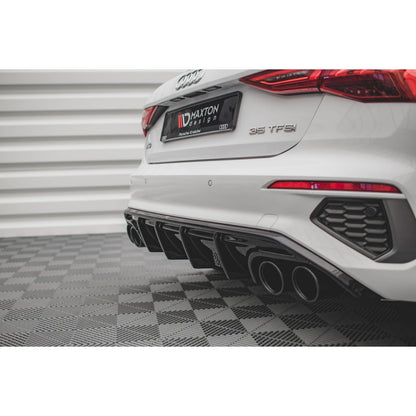 DIFFUSORE POSTERIORE AUDI A3 8Y 2020-2024 SPORTBACK  CON TERMINALI